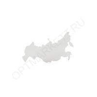Магнит металлический КАРТА России для сублимации, белый, 100х70 мм.