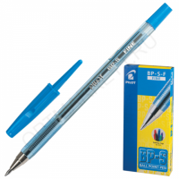 Ручка шариковая масляная PILOT BP-S, СИНЯЯ, корпус тониров. синий, 0,7 мм, линия 0,32 мм