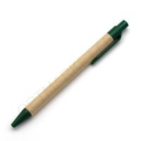 Ручка автоматическая бумажная, цвет зелёный